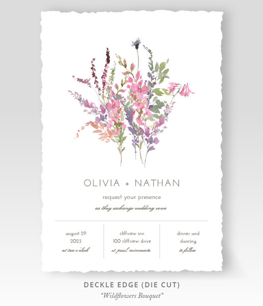 Deckle Edge Die Cut Shape