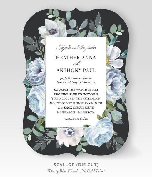 Scallop Die Cut Shape