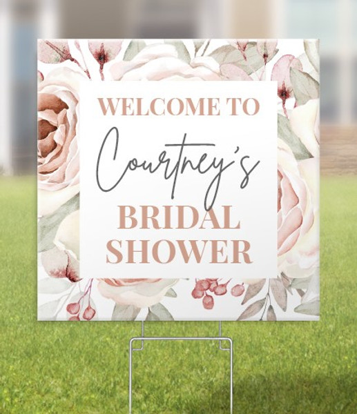 Bridal Shower Outdoor Sign