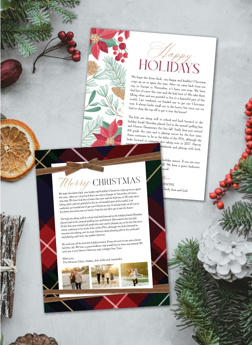 Holiday Letters - Cornerstone Copy Center