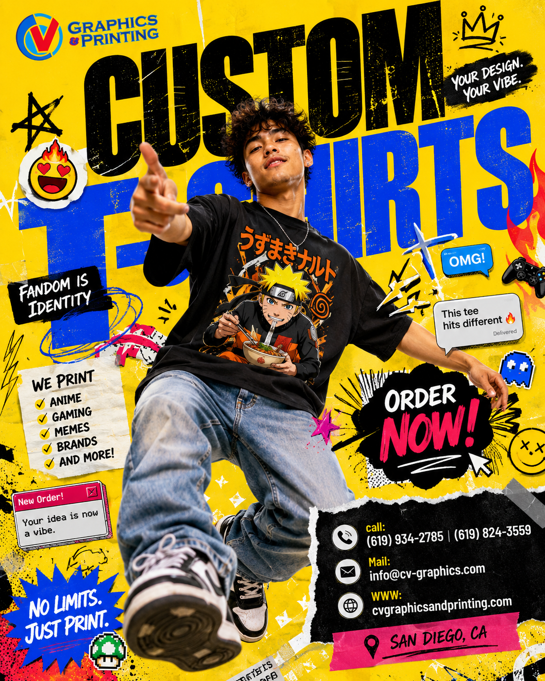Custom T-Shirts in San Diego