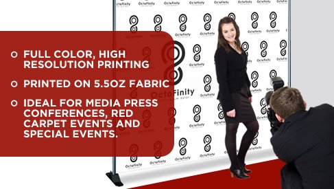 Step & Repeat Backdrops Banner Stands