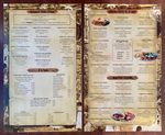 Menus (laminated) 4