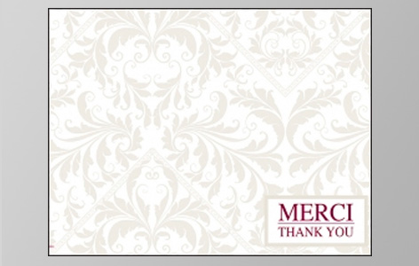 Pre-printed placemats