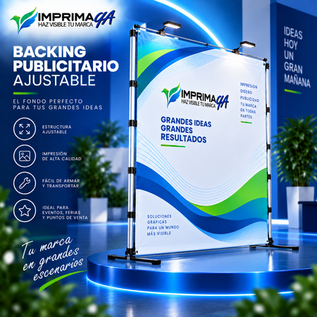 Backing Publicitario Ajustable 2