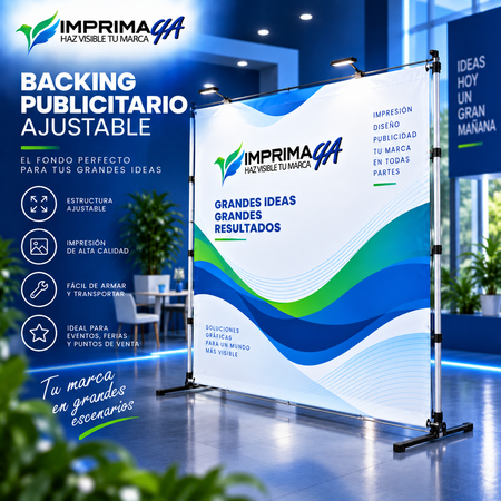 Backing Publicitario Ajustable 4