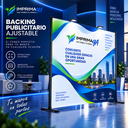 Backing Publicitario Ajustable 6