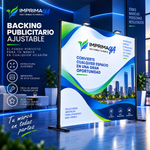 Backing Publicitario Ajustable 6