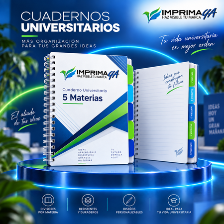 Cuadernos 5 Materias 2
