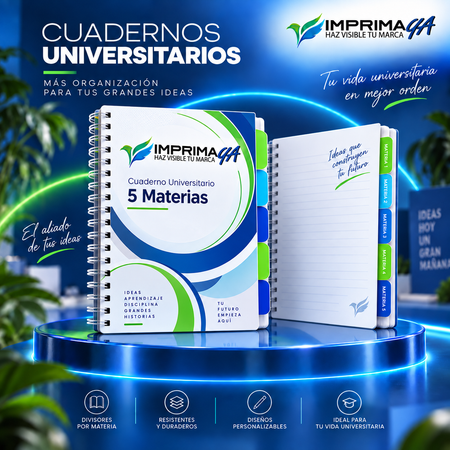 Cuadernos 5 Materias 4