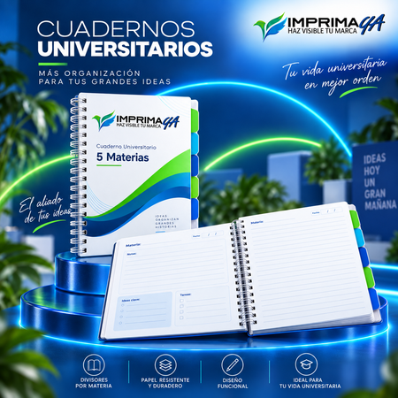 Cuadernos 5 Materias 6
