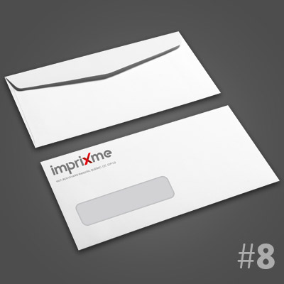 Impression d'enveloppes #8 pas cher dans une imprimerie au Québec