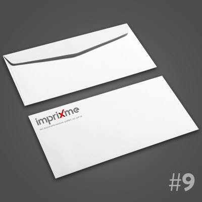 Enveloppes No.9 Impression d'enveloppes #9 pas cher dans une imprimerie au Québec