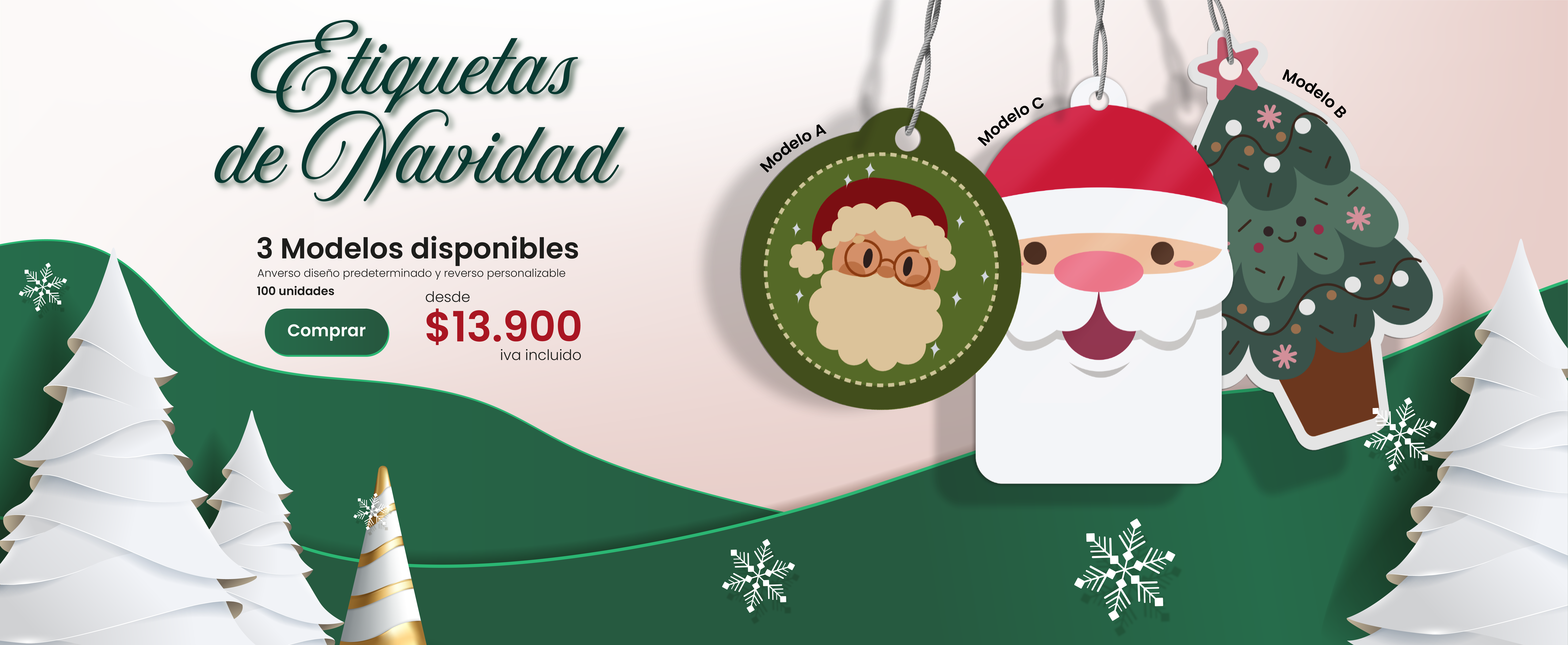 Etiquetas navideñas