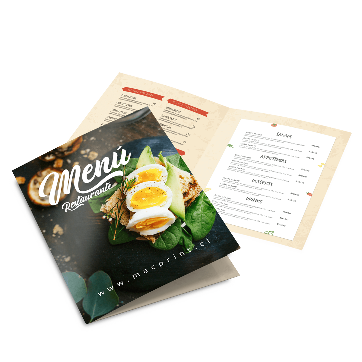 Cartas Menu