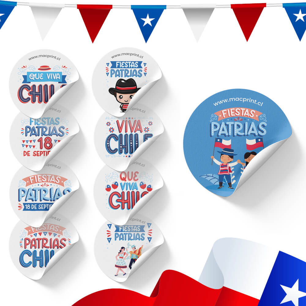 Stickers Dieciocheros