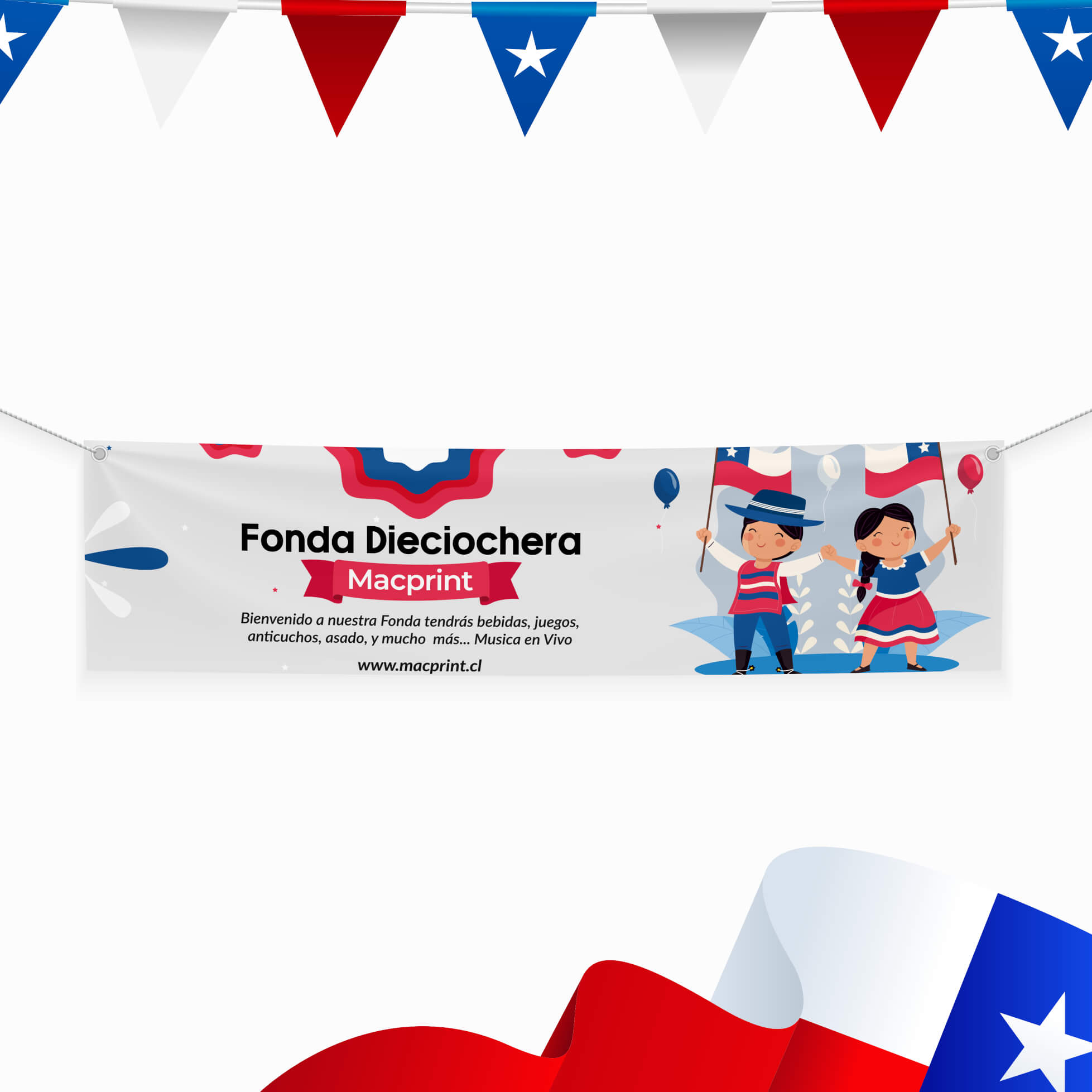 Letrero Dieciochero