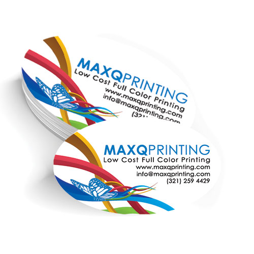 Oval Business Card with UV Coating