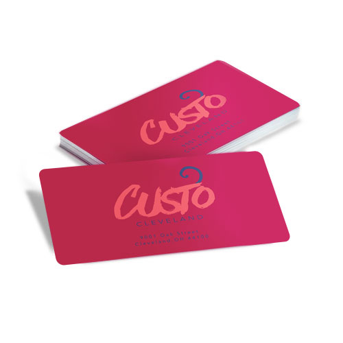 Suede Business Cards