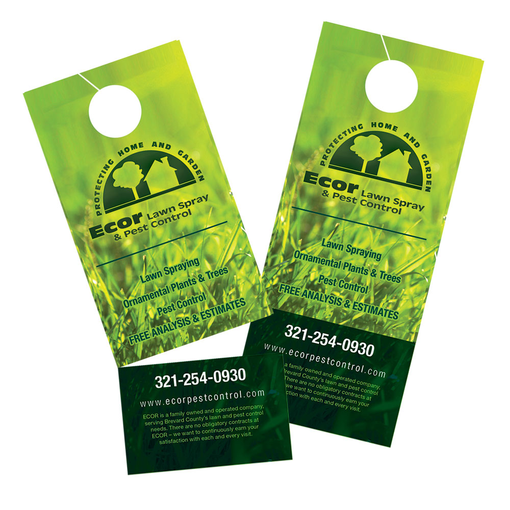 Door Hangers With Tear Off Card