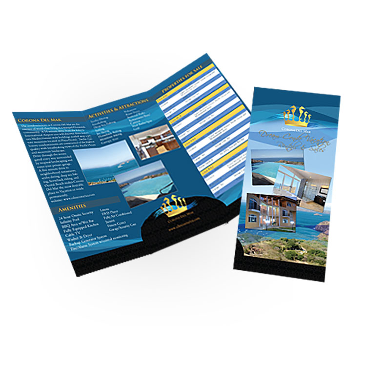 Low cost brochure printing