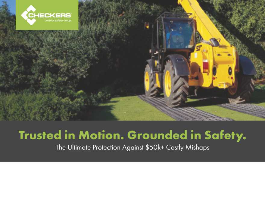 Ground mat solutions brochure