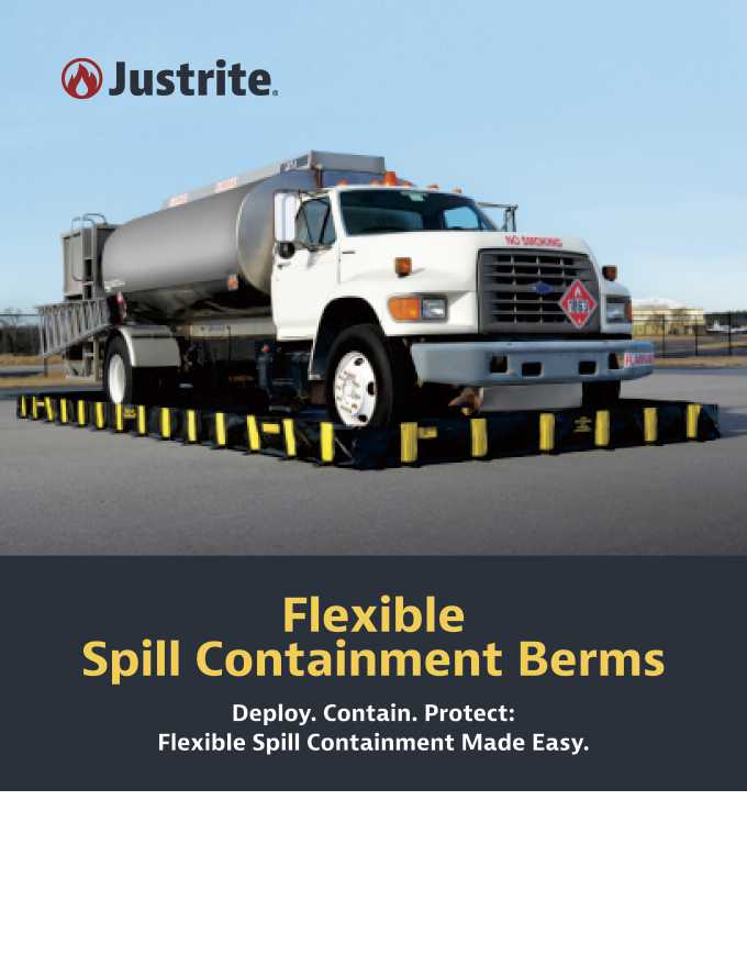 Flexible berm product brochure
