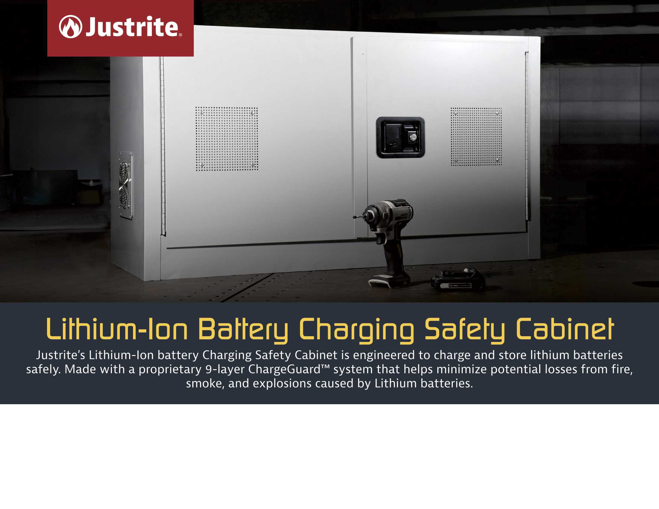 Lithium battery cabinet brochure