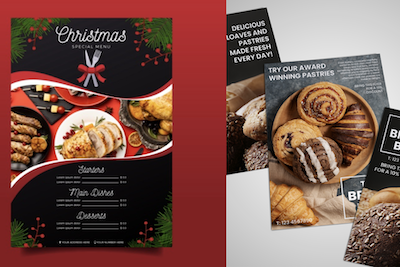 Flyer printing and leaflets for Christmas