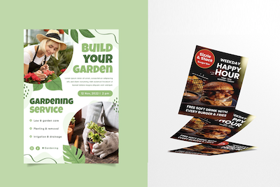 Flyer printing for gardening services