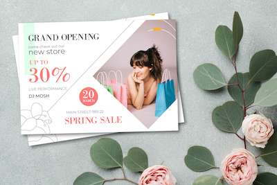 Postcard printing for special offers in Los Angeles