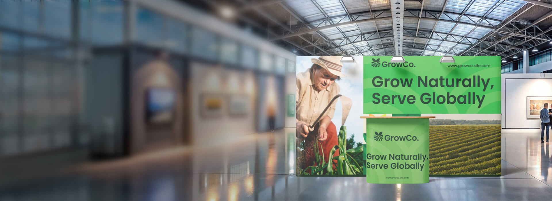 Fabric Pop-Ups Banner