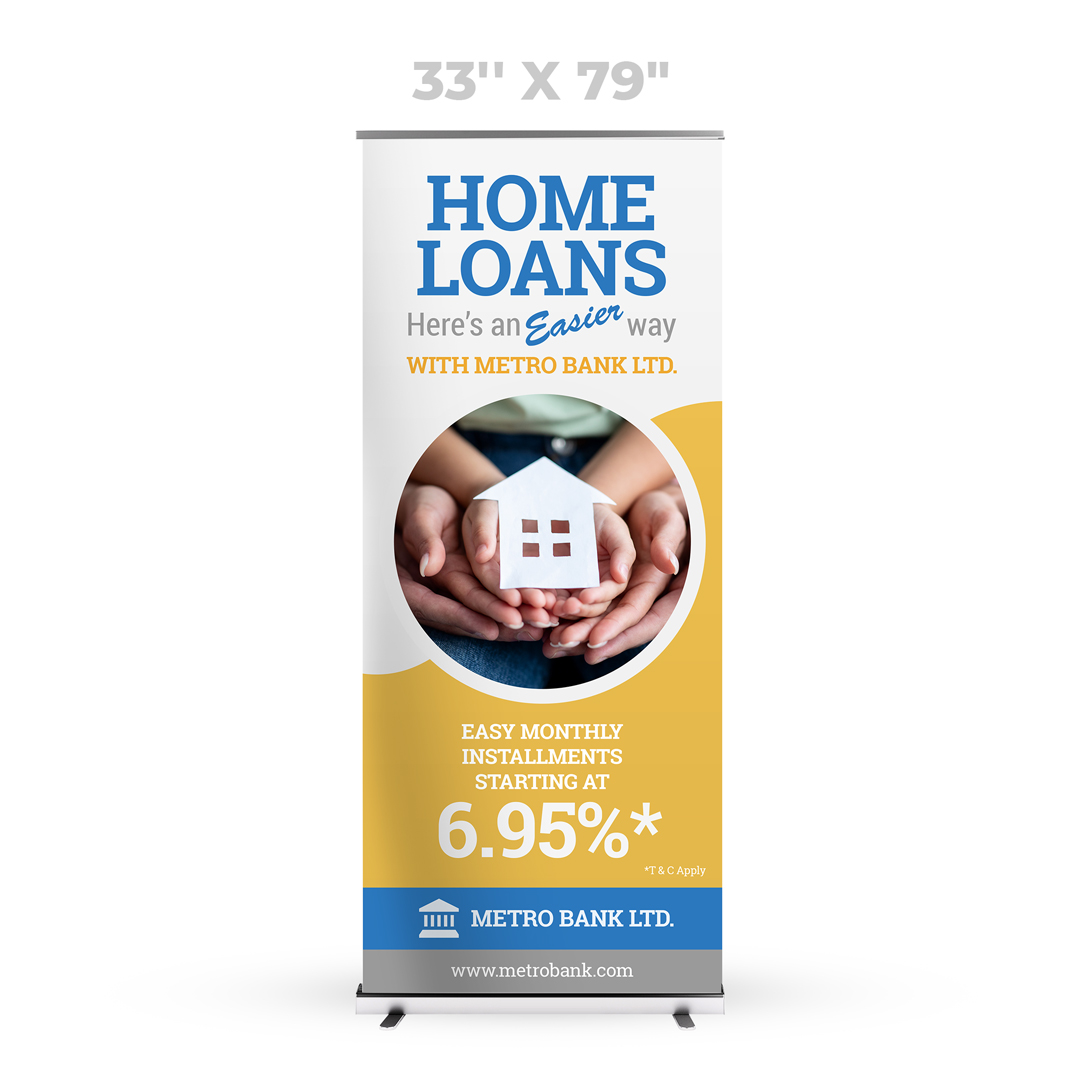 33" x 79'' Econo Roll-up