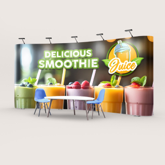 20ft EZ Wave Snap Tube Curved Display [EZ Wave Snap Tube]