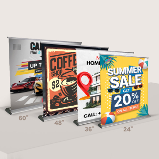 Table Top Retractable Banner 