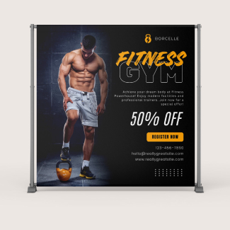Large Format Banner Stand