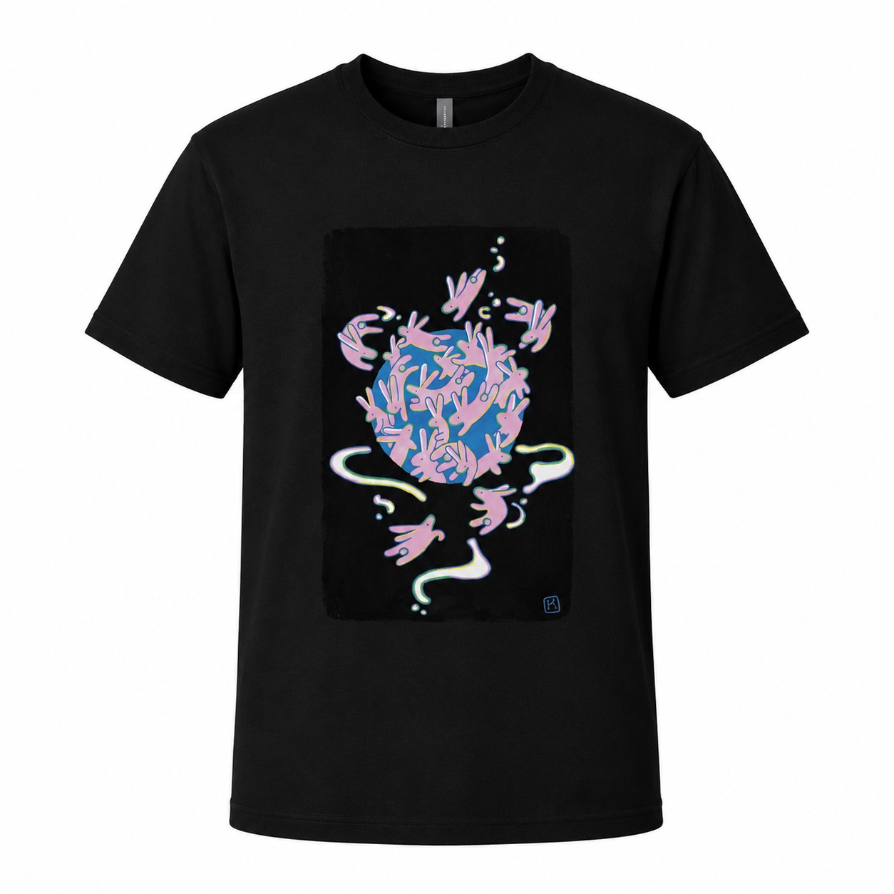 Polera negra “Corazón Salvaje”