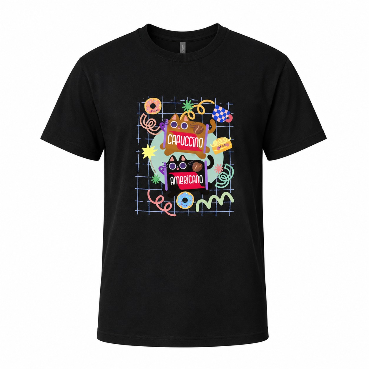 Polera negra Mumi Capuccino Americano