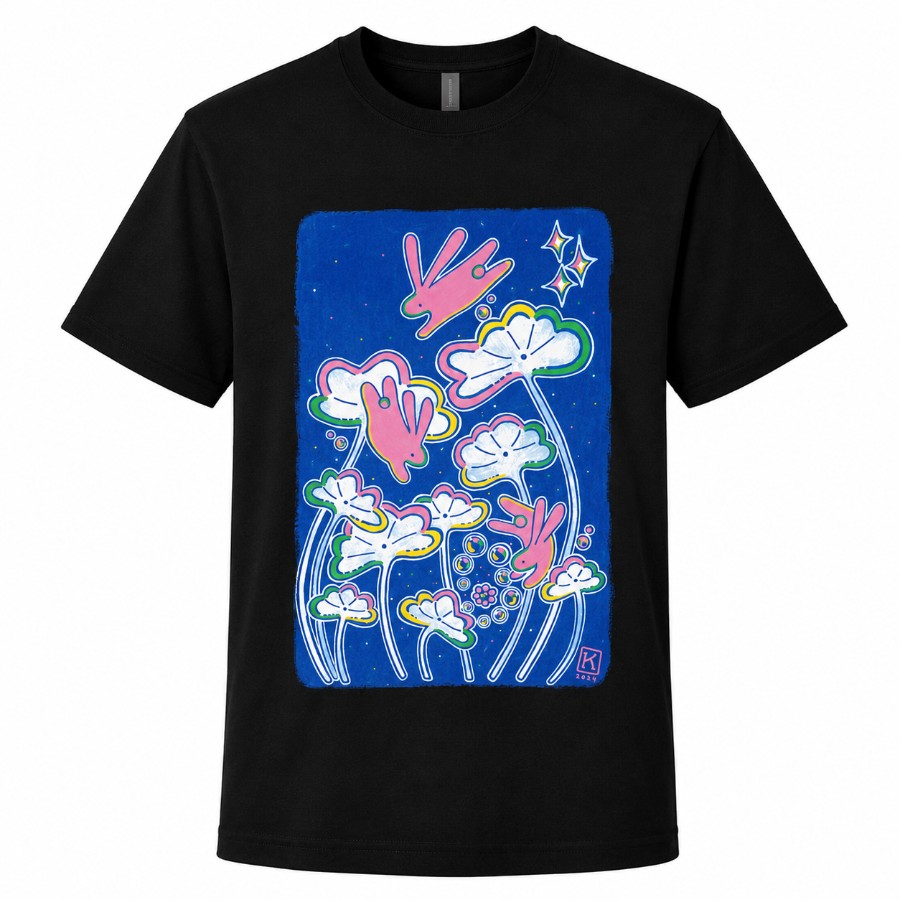 Polera negra “Entre las Nubes”