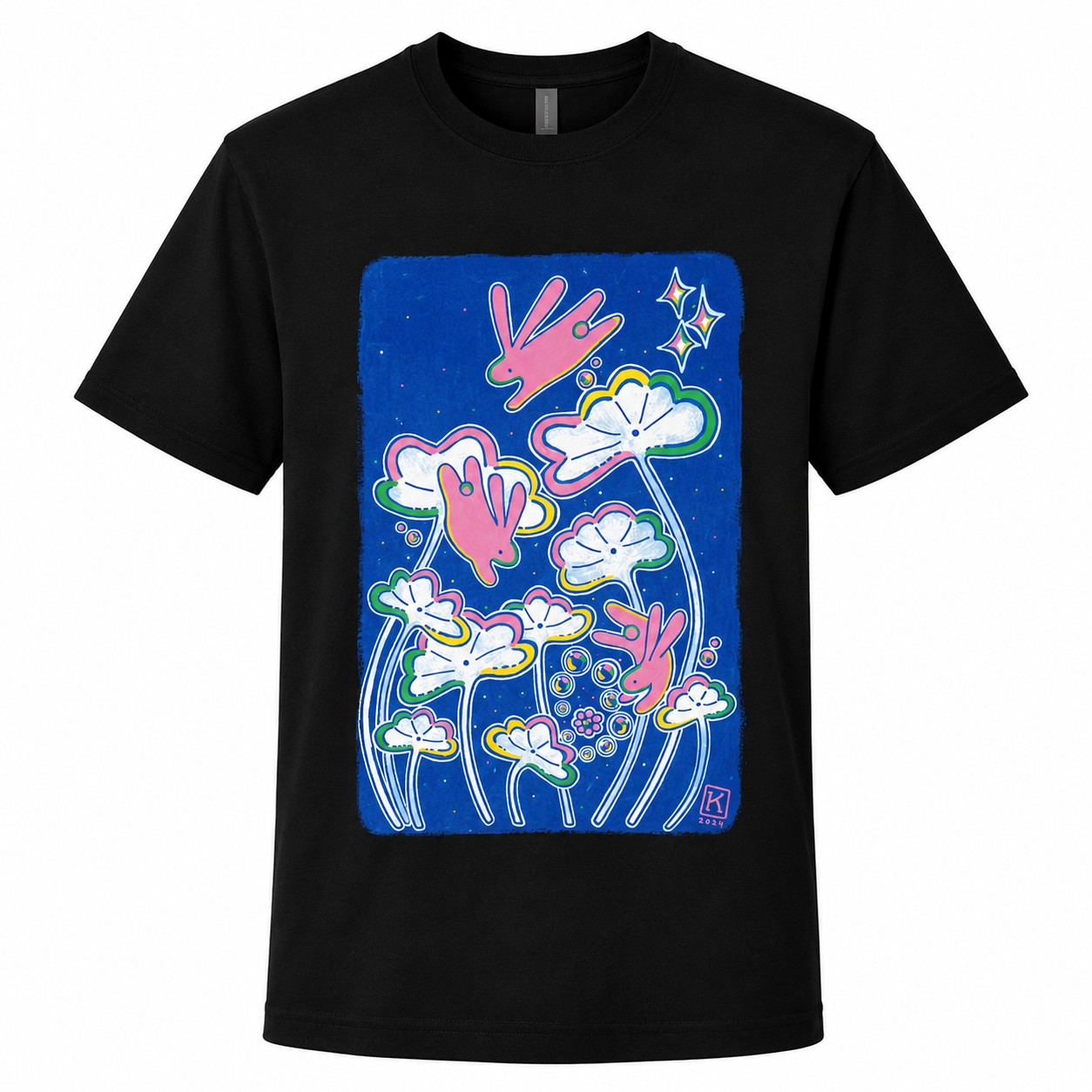 Polera negra “Entre las Nubes”