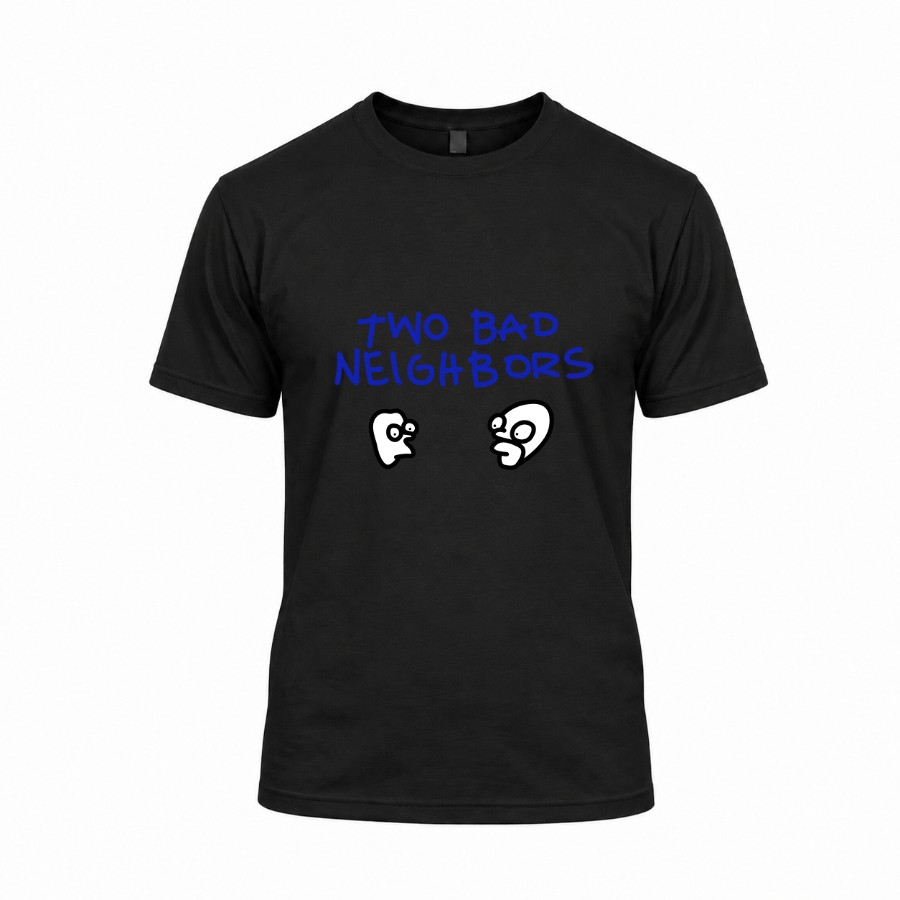 Polera negra “Mal vecino”