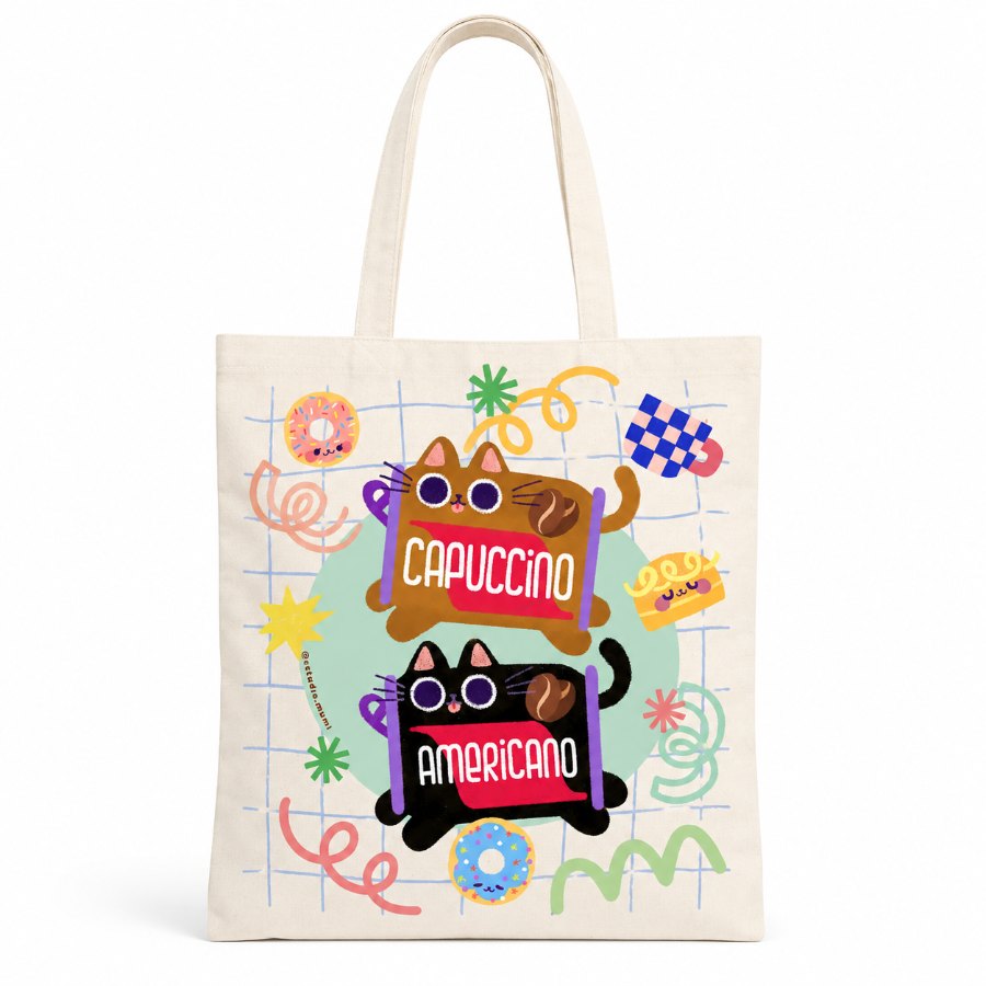 Tote Bag Mumi Capuccino Americano