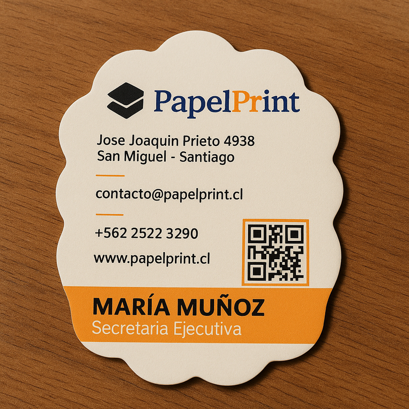 Tarjetas de presentación Troqueladas