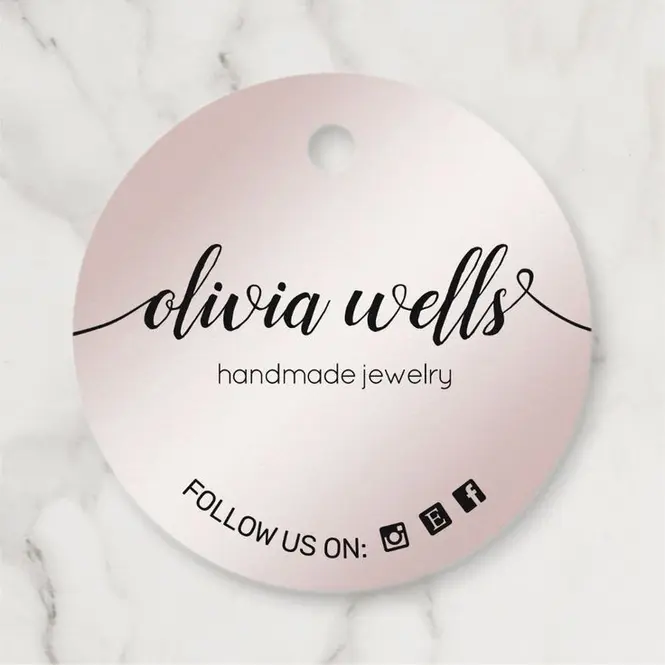 Hang tag Circulares de 6 cm