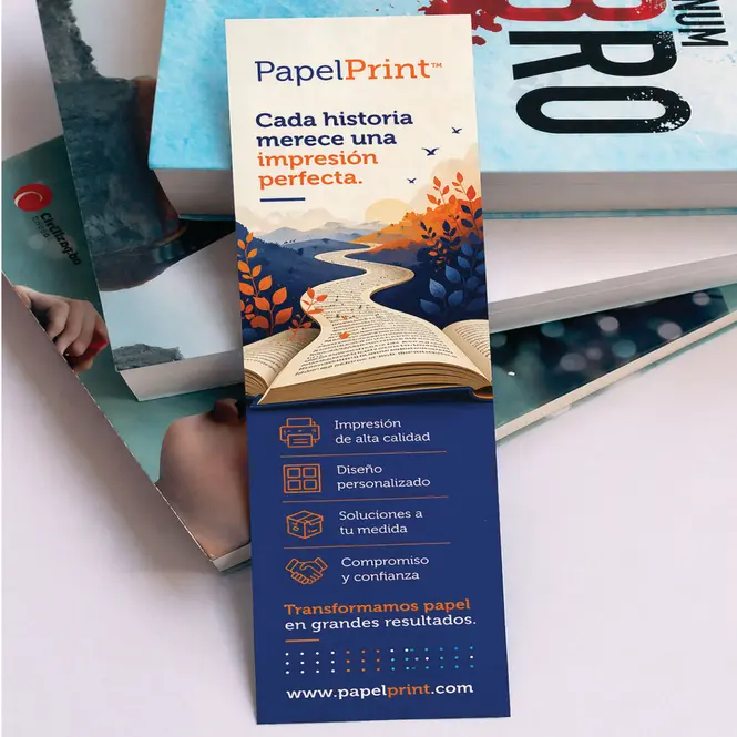 Marcadores de Libros impresos por una cara 1