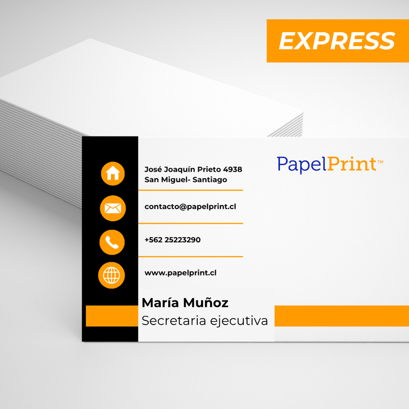 Tarjetas de Visita Clásicas Express 1