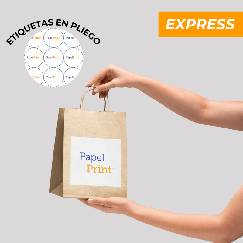 Etiquetas adhesivas Express 1