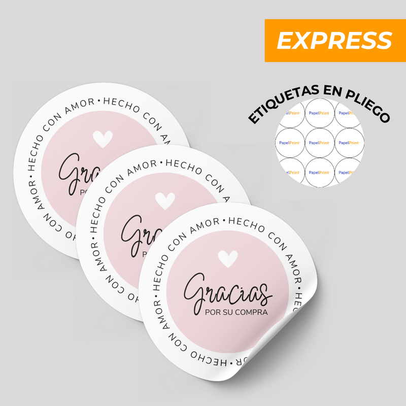 Etiquetas adhesivas Express 2
