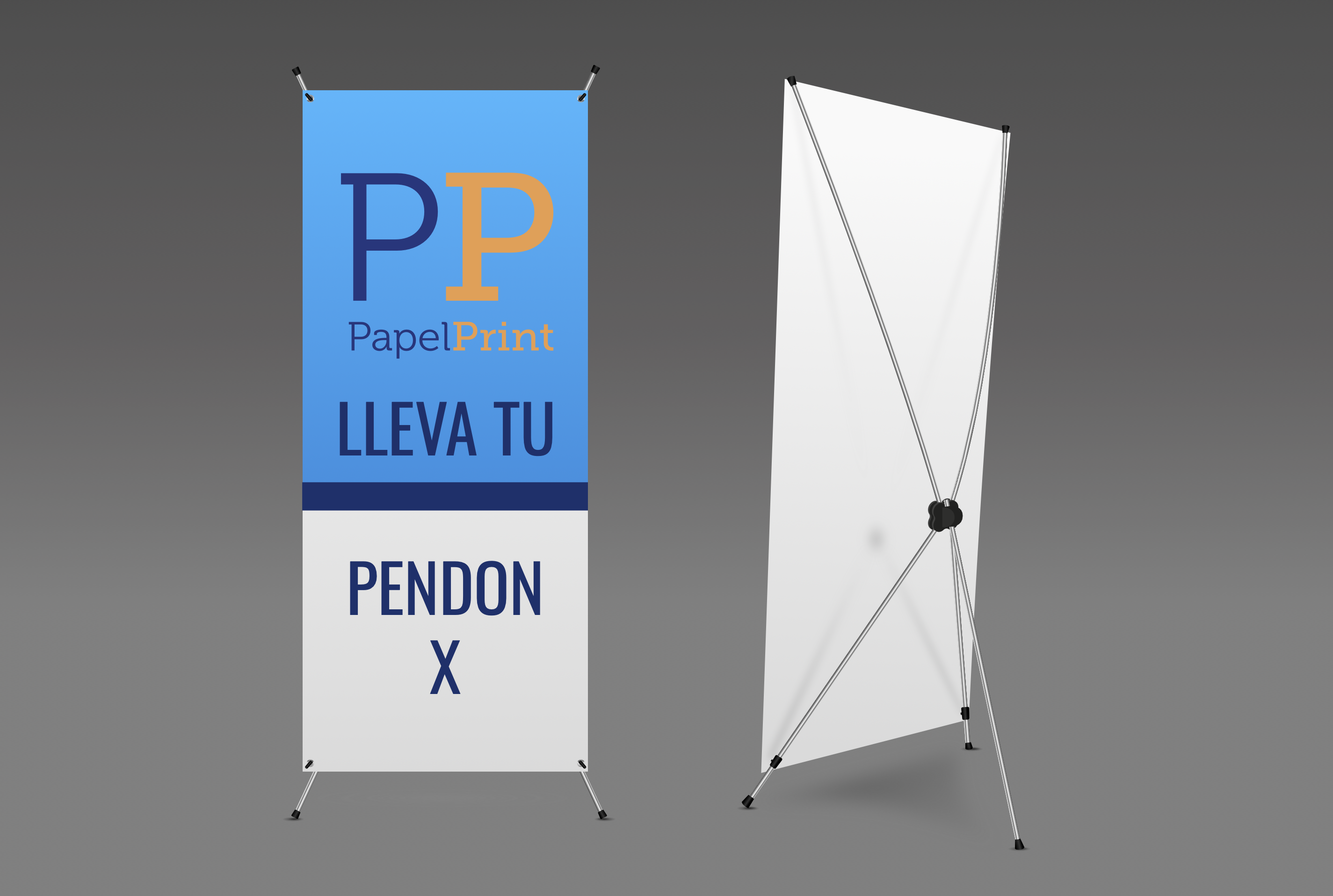 Pendón roller de distintas medidas