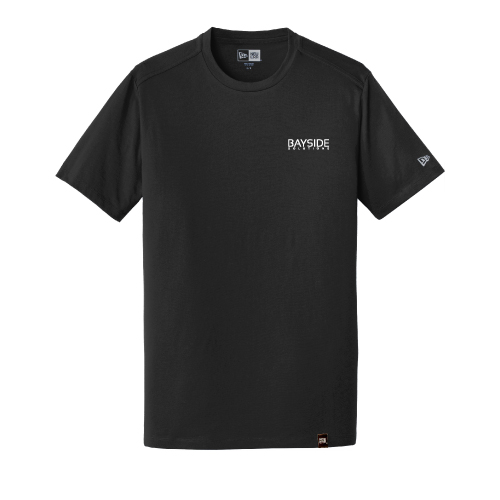 Bayside New Era Heritage Blend Short Sleeve Crew Tee - FREE